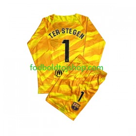 FC Barcelona Ter Stegen 1 Målmand Børn 4 trøje 2023-24 L/S